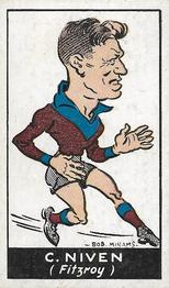 1933 Carreras Tobacco Bob Mirams' Caricatures #69 Colin Niven Front